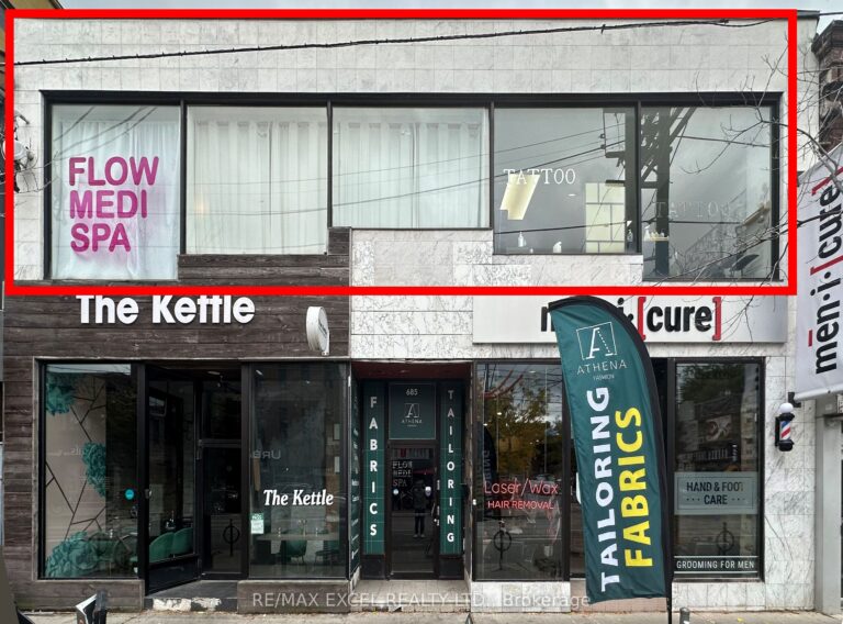 For Lease: 685 Queen Street W Upper Front Unit, Toronto, ON M6J 1E6, Toronto C01, ON